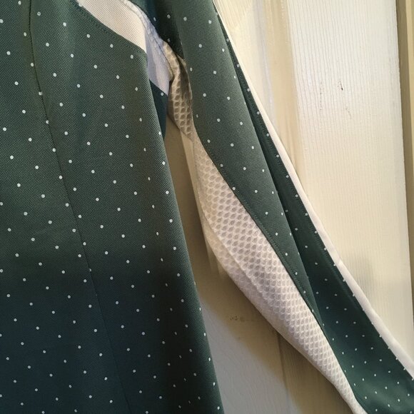 Ariat TEK Sunstopper 3.0 1/4 Zip Top Green/White - Picture 4 of 9